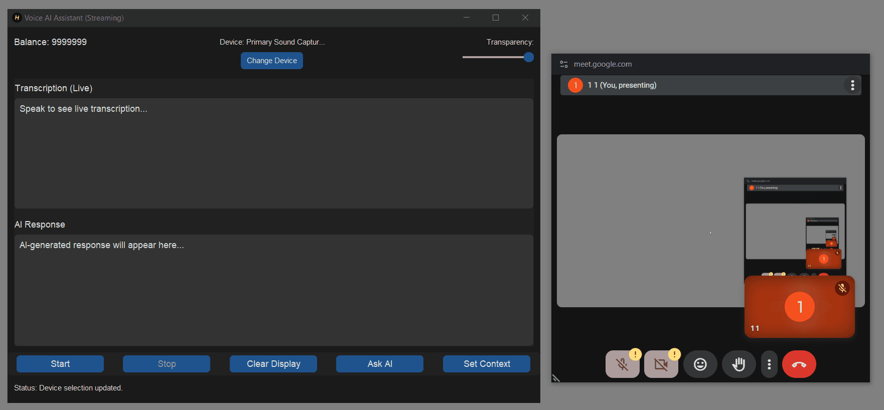 Demo Screenshot